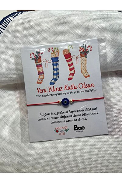 BAE ATOLYE Evil Eye Bead Dorika Ball Red String Christmas Lucky Bracelet