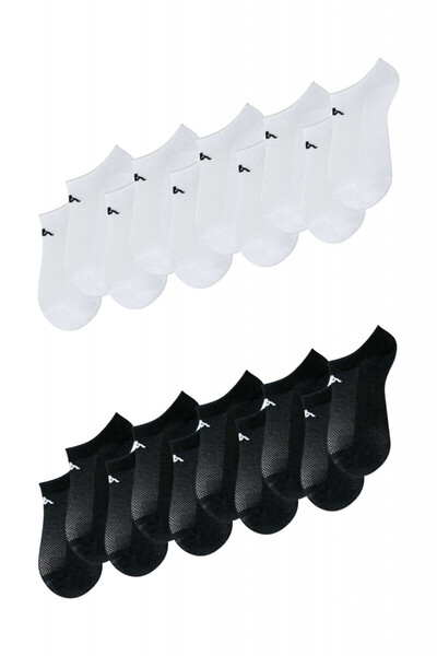 Overall Kappa 10 pairs of short socks with pique detail, women's Top Bottom S...