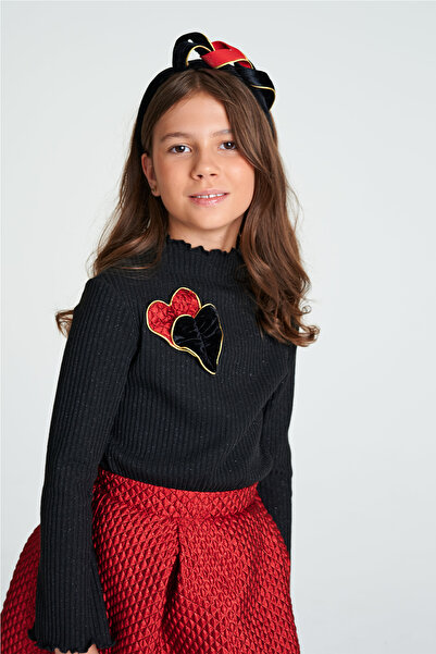 Lia Lea Girl Black Blouse