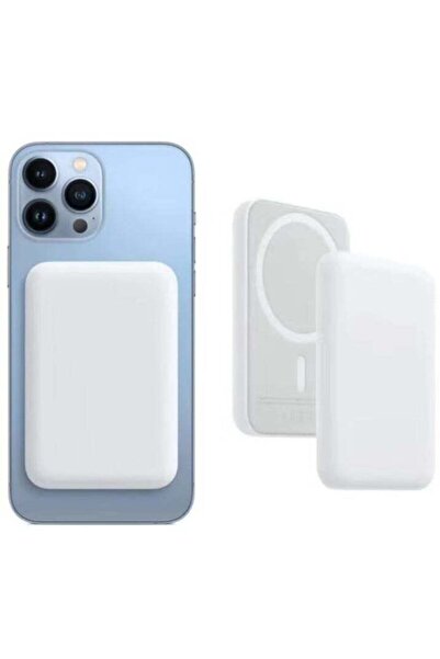 Generic NEW MagSafe Wireless Power Bank for iPhone 14 Pro – 10,000mAh Portable Charger in White