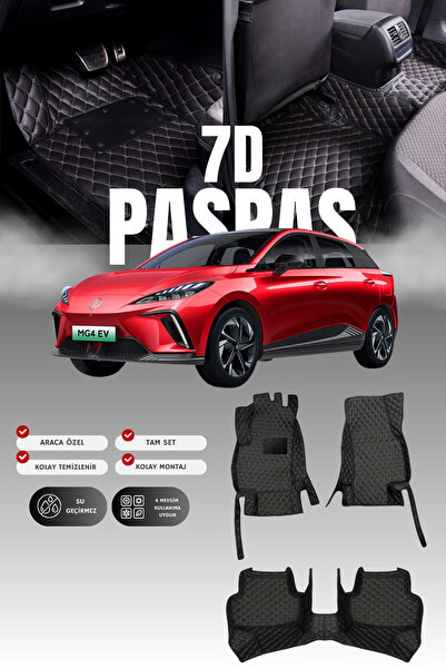 stiloto سجادة أرضية للسيارة من الجلد بتصميم حوض السباحة لسيارة إم جي 4 (2022-...