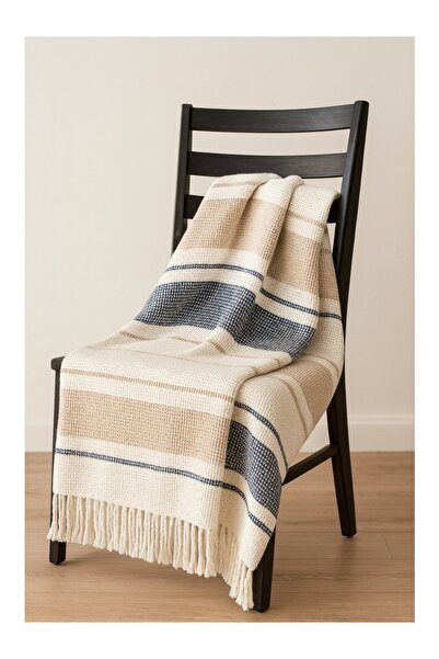 Dinarsu COZY LİFE BATTANİYE LACİVERT - KREM