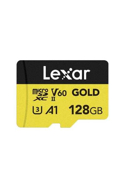 Lexar 128GB Professional GOLD UHS-II microSDXC Memory Card