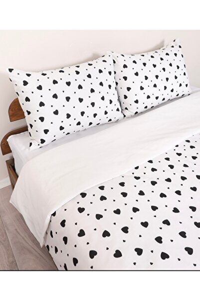 SERENART HOME Single Bedding Set Black Heart