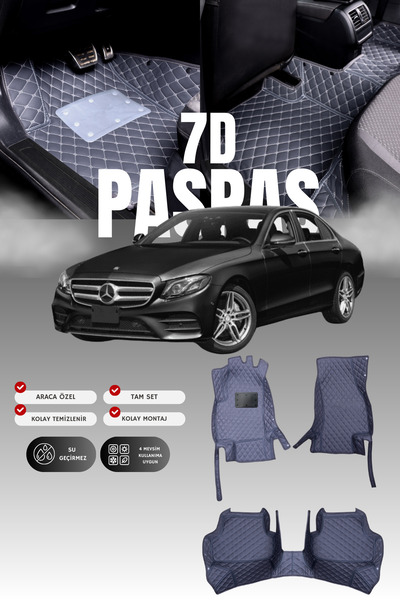 stiloto دواسة سيارة جلدية سباعية الأبعاد لمرسيدس E200 / W213 (2016-2023) |   ...