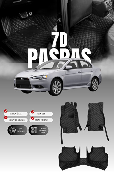 stiloto دواسة سيارة جلدية من ميتسوبيشي لانسر (2010-2015) طراز 7D |   حماية كا...