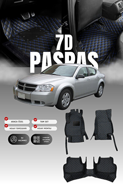 stiloto دواسة سيارة جلدية سباعية الأبعاد لسيارة دودج أفينجر (2007-2014) |   ح...