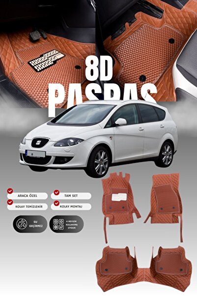 stiloto سجادة أرضية للسيارة من الجلد لسيات ألتيا إكس إل (2004-2015) 8D |   حم...