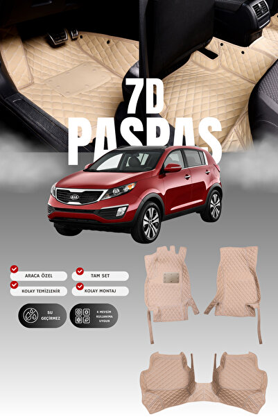 stiloto دواسة سيارة جلدية سباعية الأبعاد لكيا سبورتاج (2011-2015) |   حماية ك...