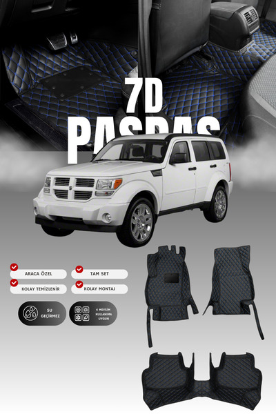 stiloto دواسة سيارة جلدية سباعية الأبعاد لدودج نيترو (2006-2012) |   حماية كا...