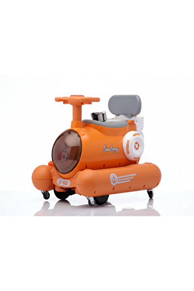 Generic Children's Electric Ride-On Car, Submarine Design 6V Dual Motor Remote - C60