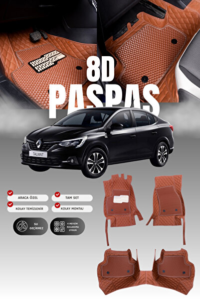 stiloto Renault Tailant (2021 and Later) 8D Leather Pool Auto Mat |   Full Pr...