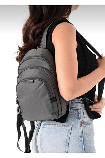 balbagss Unisex Sanmorris Parachute Fabric Water Resistant Crossbody and Backpack