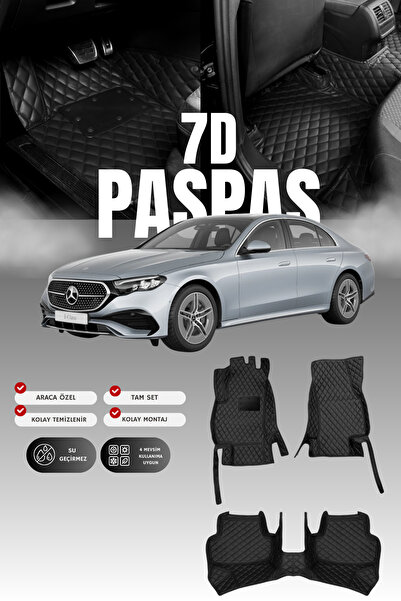 stiloto دواسة سيارة جلدية لمرسيدس E180 / W214 (2023 وما بعده) بتصميم حوض سباح...