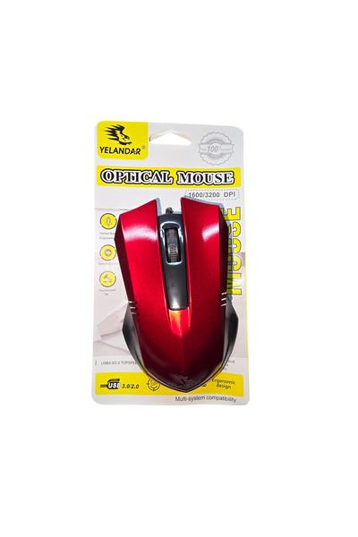 Gigi Panda Kablolu Optik Bilgisayar Faresi - 3 Tuşlu, (JA-312) - Kablolu Mous...