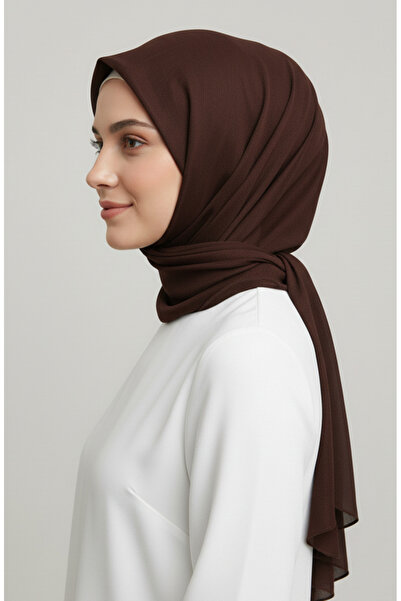 sefamerve Jan Jan Chiffon Scarf 70311-33 Bitter Brown