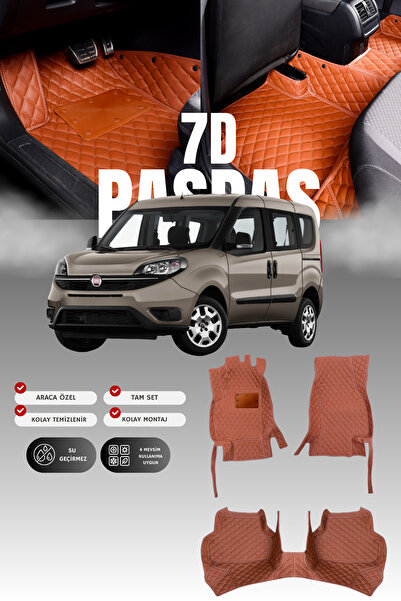 stiloto دواسة سيارة جلدية سباعية الأبعاد لسيارة فيات دوبلو (2009-2022) |   حم...