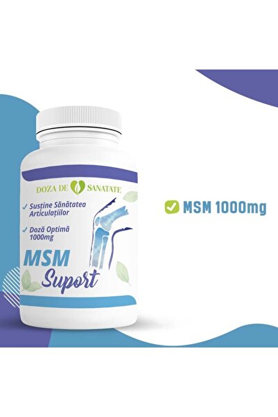 Doza de Sanatate Dietary supplement for joints, Doza de Sanatate, MSM Support - 30 tablets