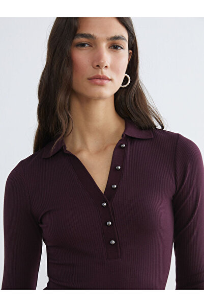 LC Waikiki Sparkling Choices by Shining Store Devrik Roba Collar Modal Blende...