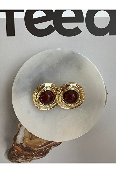 Lika vintage burgundy küpe