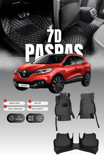 stiloto دواسة سيارة جلدية سباعية الأبعاد لرينو كادجار (2015-2021) |   حماية ك...