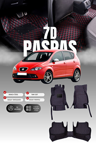 stiloto سجادة أرضية للسيارة من الجلد لسيات ألتيا إكس إل (2004-2015) طراز 7D |...