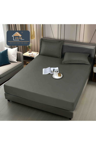 JOJO HOME Waterproof bed cover, 3 pieces, 180x200 cm, Dark Grey