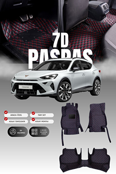 stiloto سجادة أرضية للسيارة من الجلد (7D) لسيارة كوبرا فورمينتور الهجينة (202...