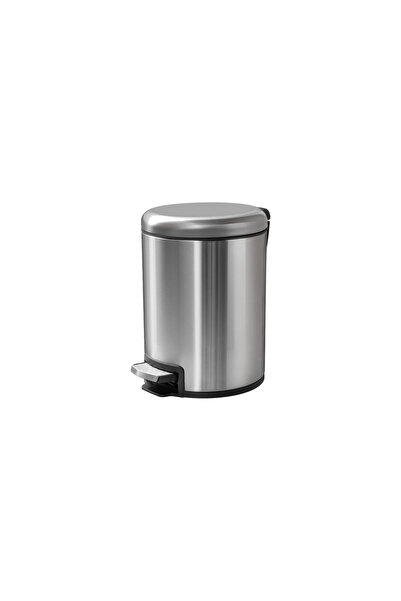 ElriBird Pedal Bin 5L Stainless Steel Silent Closing Anti-Fingerprint for Bat...