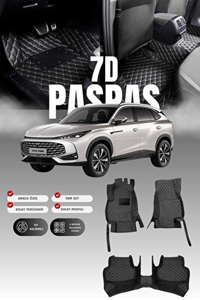 stiloto سجادة أرضية للسيارة من الجلد بتصميم حوض السباحة لسيارة إم جي إتش إس (...