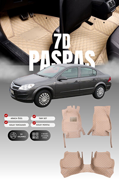 stiloto دواسة سيارة جلدية لسيارة أوبل أسترا إتش سيدان (2004-2010) طراز 7D |  ...