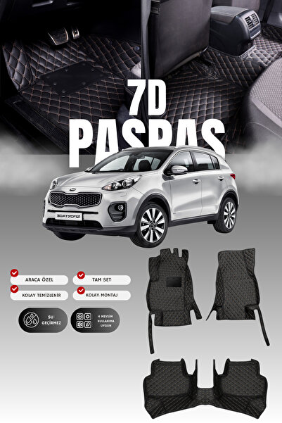 stiloto دواسة سيارة جلدية سباعية الأبعاد لكيا سبورتاج (2016-2021) |   حماية ك...