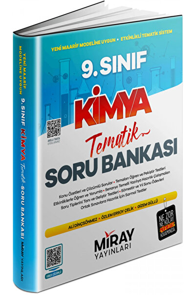 Miray Yayınları Miray 9. Sınıf Kimya Tematik Konu Özetli Soru Bankası 2026