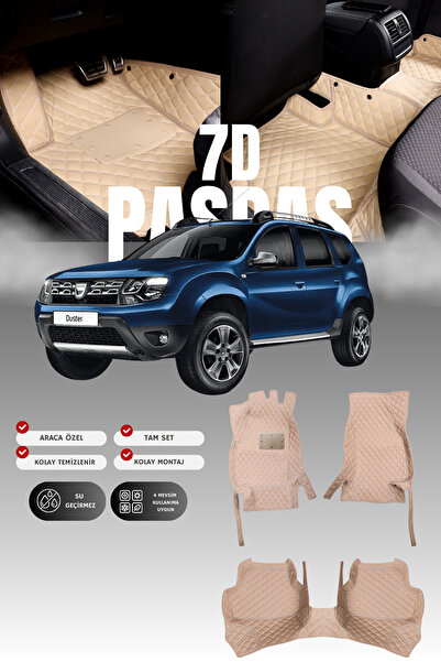 stiloto دواسة سيارة جلدية سباعية الأبعاد لداسيا داستر (2010-2017) |   حماية ك...