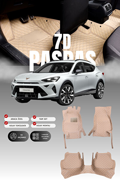 stiloto سجادة أرضية للسيارة من الجلد (7D) لسيارة كوبرا فورمينتور الهجينة (202...