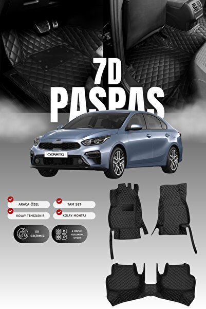 stiloto دواسة سيارة جلدية سباعية الأبعاد لكيا سيراتو (2018-2024) |   حماية كا...