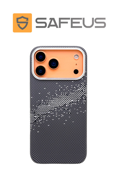 SAFEUS iPhone 17 Pro Max Carbon Fiber Magsafe Compatible Hard Shockproof Premium Case