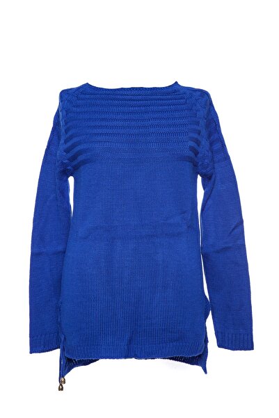 TINKA Fashion Blue sweater with side lace