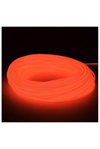 OEM El Wire light string kit, length 2 meters, inverter included Red