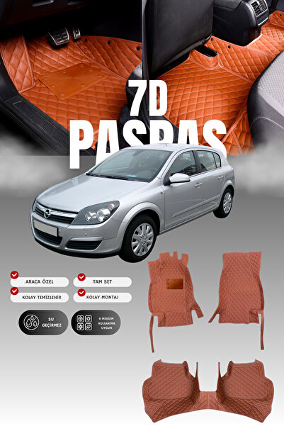 stiloto سجادة أرضية جلدية للسيارة أوبل أسترا إتش هاتشباك (2004-2010) 7D |   ح...