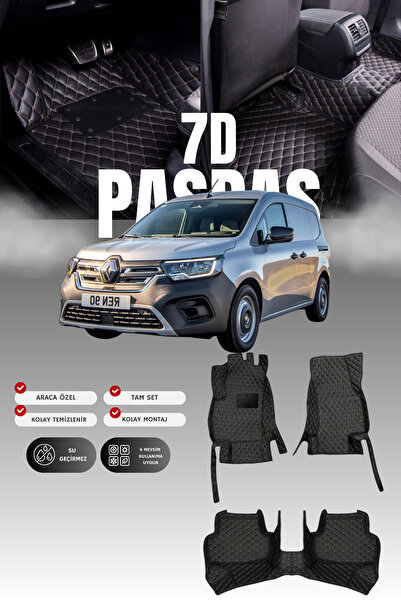 stiloto سجادة أرضية للسيارة من الجلد لرينو كانجو (2022 وما بعده) طراز 7D |   ...