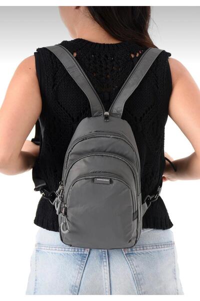 balbagss Unisex Sanmorris Parachute Fabric Water Resistant Crossbody and Backpack