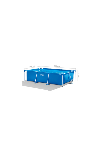 Intex 300cm*200cm*75cm Rectangular Frame Pool