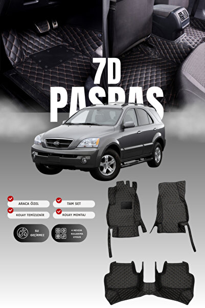 stiloto دواسة سيارة جلدية سباعية الأبعاد لكيا سورينتو (2018-2024) |   حماية ك...