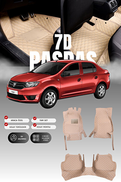 stiloto دواسة سيارة جلدية سباعية الأبعاد لداسيا لوجان (2012-2020) |   حماية ك...