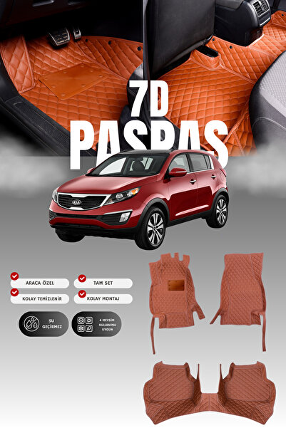 stiloto دواسة سيارة جلدية سباعية الأبعاد لكيا سبورتاج (2011-2015) |   حماية ك...