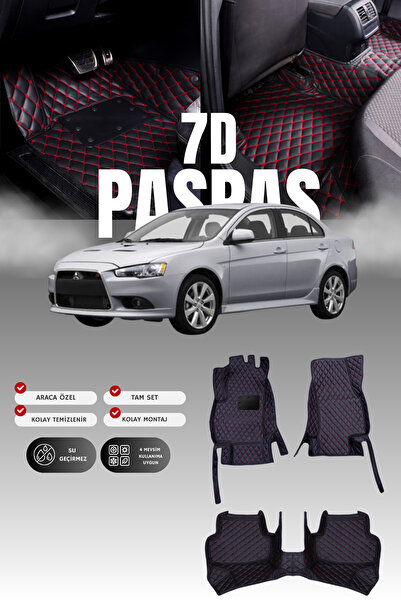 stiloto دواسة سيارة جلدية من ميتسوبيشي لانسر (2010-2015) طراز 7D |   حماية كا...