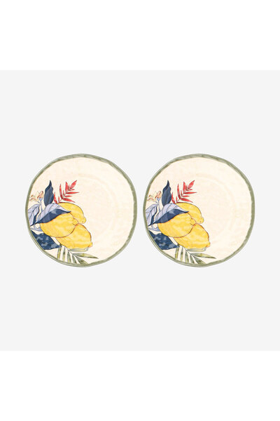 Rose Tulipani Milano ROSE & TULIPANI MILANO Limu Bej Melamin Kahvaltı Tabağı ...