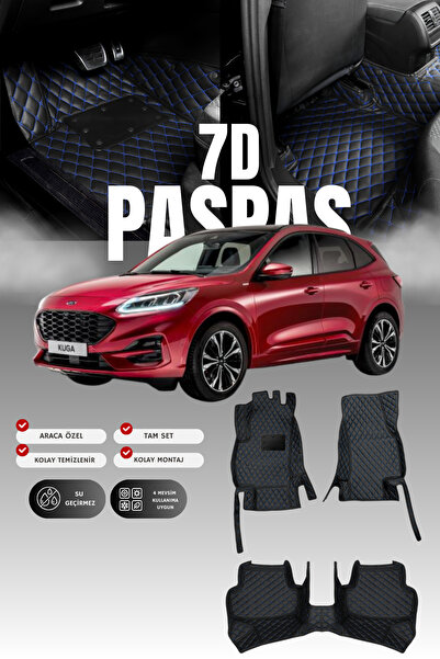 stiloto فورد كوجا (2020 وما بع ذلك) سجادة أرضية للسيارة من الجلد 7D |   حماية...