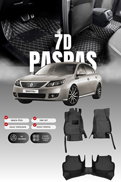 stiloto سجادة أرضية للسيارة من الجلد بتصميم حوض السباحة لرينو لاتيتود (2011-2...